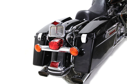 V-Twin Wyatt Gatling Chrome Tour-Pak Luggage Latch Kit - 49-0782