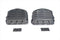 V-Twin Full Finned Panhead Rocker Box Cover Set Chrome - 49-0789