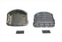 V-Twin Full Finned Panhead Rocker Box Cover Set Chrome - 49-0789
