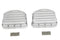 V-Twin Full Finned Panhead Rocker Box Cover Set - 49-0790