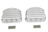 V-Twin Full Finned Panhead Rocker Box Cover Set - 49-0790