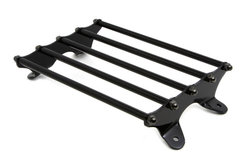 V-Twin Wyatt Gatling Vintage Black Luggage Rack - 49-0832