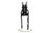 Wyatt Gatling FLSTS Complete Offset Spring Fork Assembly Black - 49-0839