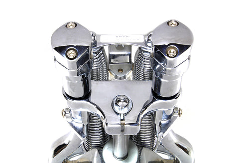 Wyatt Gatling FLSTS Complete Inline Spring Fork Assembly Chrome - 49-0843