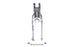 Wyatt Gatling FLSTS Complete Inline Spring Fork Assembly Chrome - 49-0843