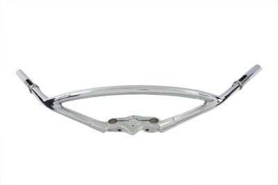V-Twin Chrome Hollywood Style Inline Handlebars - 49-0860