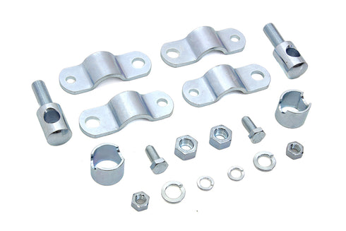 V-Twin Windshield Clamp Kit Zinc - 49-0868