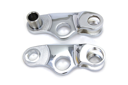 V-Twin Chrome Spring Fork Rocker Set - 49-0870