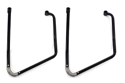 V-Twin Black Adjustable Saddlebag Support Kit - 49-0888