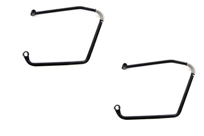 V-Twin Black Adjustable Saddlebag Support Kit - 49-0888