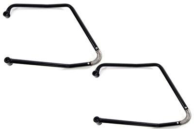 V-Twin Black Adjustable Saddlebag Support Kit - 49-0888