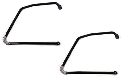 V-Twin Black Adjustable Saddlebag Support Kit - 49-0888