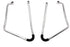 V-Twin Chrome Adjustable Saddlebag Support Kit - 49-0889