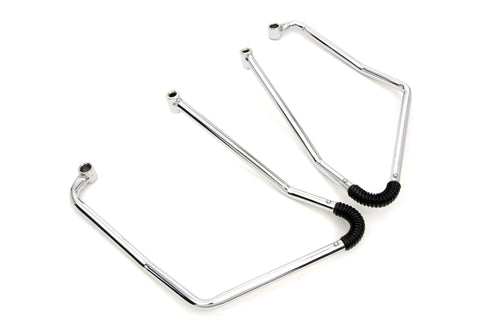 V-Twin Chrome Adjustable Saddlebag Support Kit - 49-0889