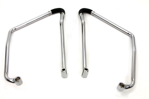 V-Twin Chrome Adjustable Saddlebag Support Kit - 49-0889