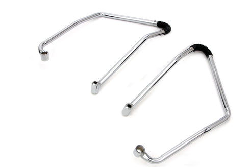 V-Twin Chrome Adjustable Saddlebag Support Kit - 49-0889