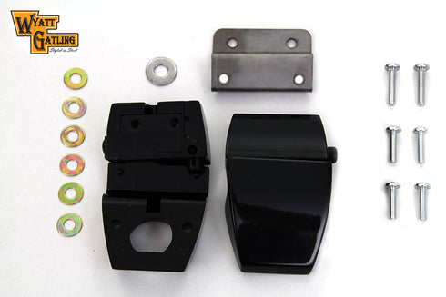 V-Twin Wyatt Gatling Black Tour-Pak Luggage Latch Kit - 49-0890
