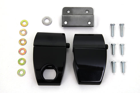 V-Twin Wyatt Gatling Black Tour-Pak Luggage Latch Kit - 49-0890