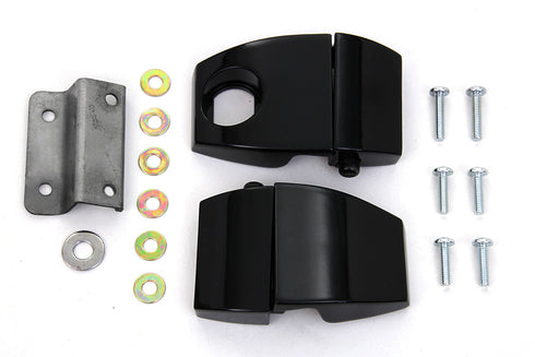 V-Twin Wyatt Gatling Black Tour-Pak Luggage Latch Kit - 49-0890