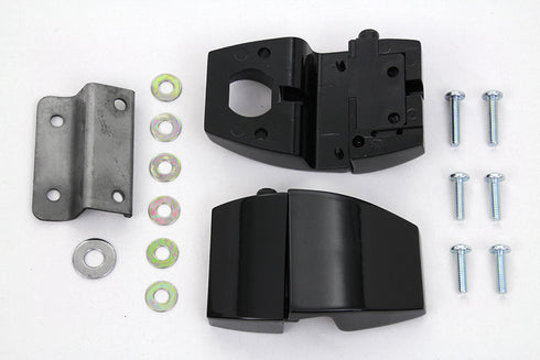 V-Twin Wyatt Gatling Black Tour-Pak Luggage Latch Kit - 49-0890