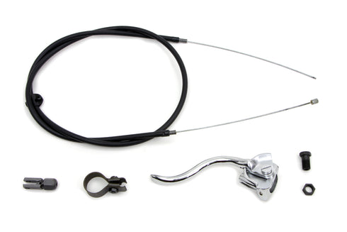 V-Twin Chrome Brake Handle Cable Kit - 49-0894