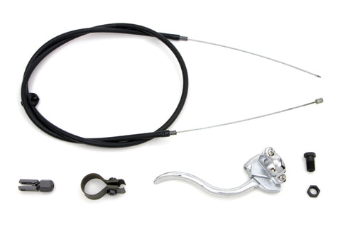V-Twin Chrome Brake Handle Cable Kit - 49-0894