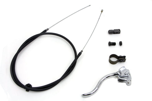 V-Twin Chrome Brake Handle Cable Kit - 49-0894