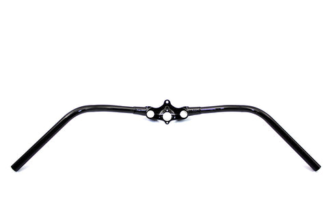 V-Twin Offset Spring Fork 1 inch Handlebar Black - 49-0897