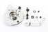 V-Twin 45 inch Rear Brake Backing Plate Kit Chrome - 49-0903