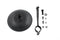 V-Twin Replica 5 inch Round Mirror Black - 49-0912