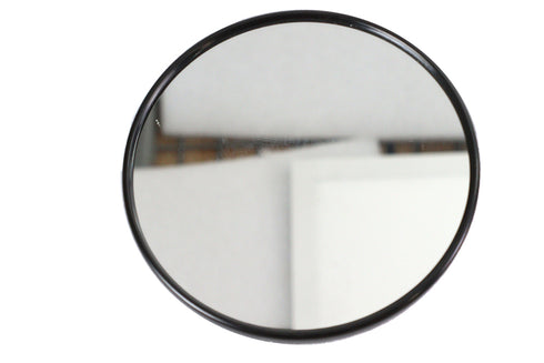 V-Twin Replica 5 inch Round Mirror Black - 49-0913