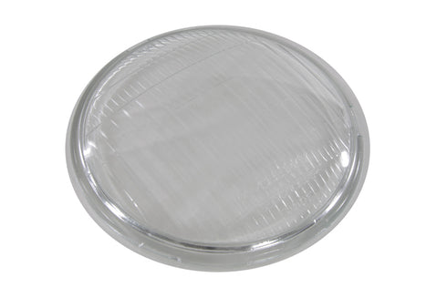 V-Twin Replica Headlamp Glass Lens Clear - 49-0923