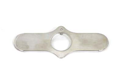V-Twin Replica Top Triple Tree Cover Stainless Steel - 49-0941