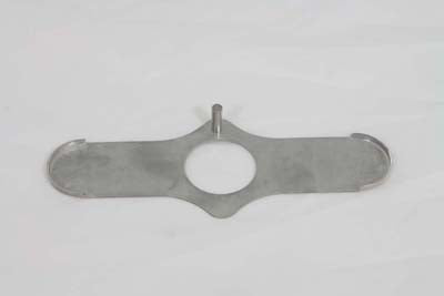 V-Twin Replica Top Triple Tree Cover Stainless Steel - 49-0941