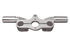 V-Twin Spring Fork Top Triple Tree Inline Chrome - 49-0944