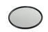 V-Twin Replica 5 inch Round Mirror Black - 49-0952