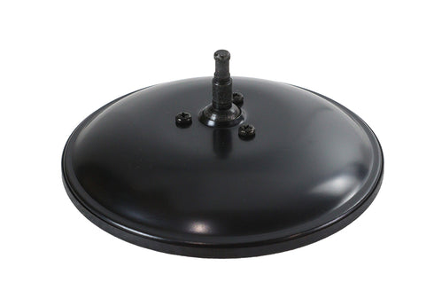 V-Twin Replica 5 inch Round Mirror Black - 49-0952