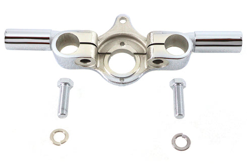 V-Twin Spring Fork Top Tree Offset Chrome - 49-0954