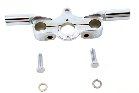 V-Twin Spring Fork Top Tree Offset Chrome - 49-0954
