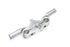 V-Twin Spring Fork Offset Top Tree with Ears Satin Nickel Finish - 49-0955