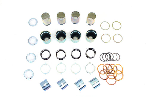 V-Twin UL-ULH Valve Cover Set Zinc - 49-0967