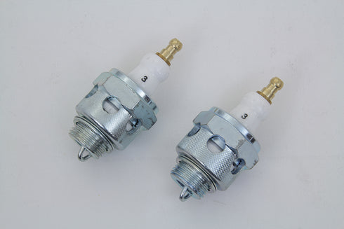 V-Twin Replica 18mm Spark Plug Set - 49-0980