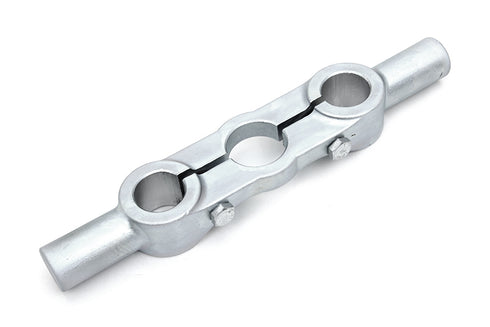 V-Twin VL Spring Fork Top Triple Tree White Zinc - 49-1104