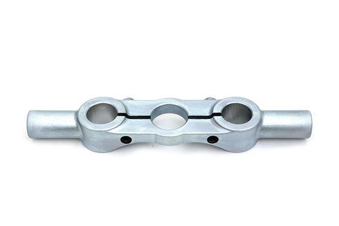 V-Twin VL Spring Fork Top Triple Tree White Zinc - 49-1104