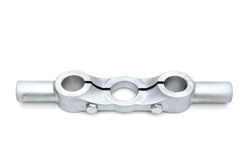 V-Twin VL Spring Fork Top Triple Tree White Zinc - 49-1104