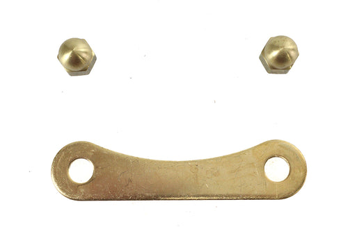 V-Twin Spring Fork Bridge Top Plate Rod Support Brass - 49-1170