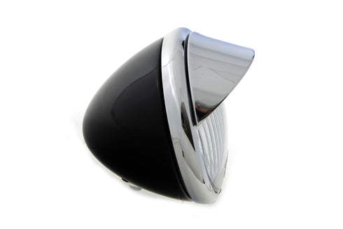 V-Twin 6-1/2 inch Spring Fork Headlamp - 49-1254