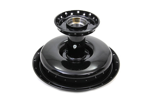 V-Twin Front Wheel Hub and Brake Drum Black - 49-1275