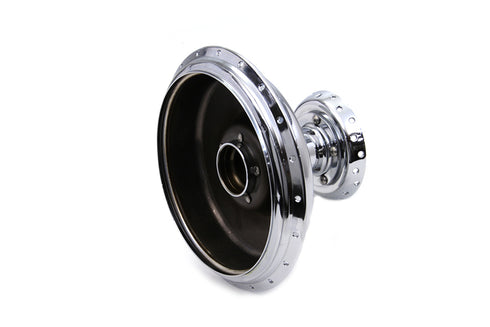 V-Twin Front Wheel Hub and Brake Drum Chrome - 49-1277