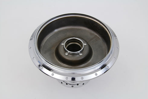 V-Twin Front Wheel Hub and Brake Drum Chrome - 49-1277